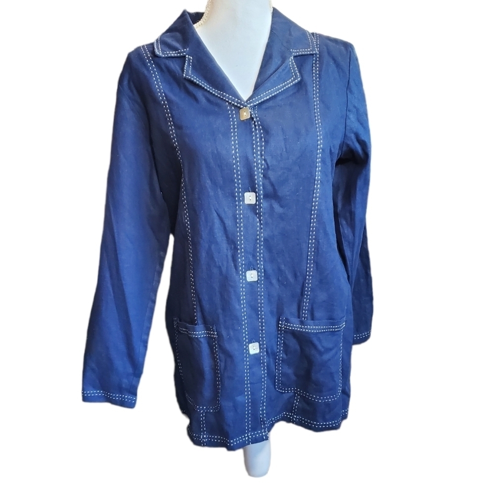 NWT SUSAN GRAVER QVC longline blazer S